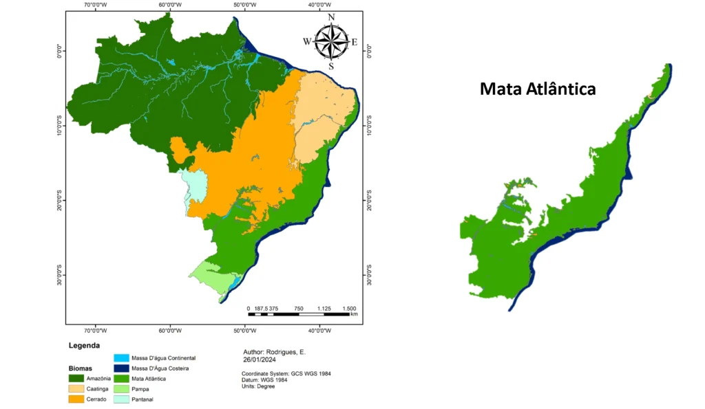 Mapa Mata Atlântica